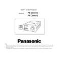 PANASONIC PT-D8600E Owners Manual