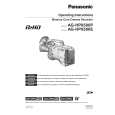 PANASONIC AGHPX500P Owners Manual