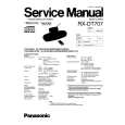 PANASONIC RX-DT707 Service Manual