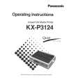 PANASONIC KXP3124 Owners Manual