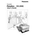 PANASONIC DX2000 Owners Manual