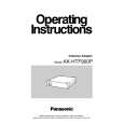 PANASONIC AKHTF900P Owners Manual