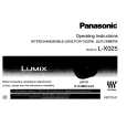 PANASONIC LX025 Owners Manual
