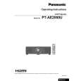 PANASONIC PTAE2000U Owners Manual