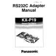 PANASONIC KXP19 Owners Manual