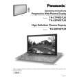 PANASONIC TH42PWD7UX Owners Manual