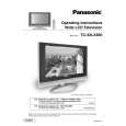 PANASONIC TC32LX300 Owners Manual