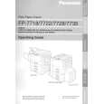 PANASONIC FA-DS72 Owners Manual