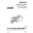 PANASONIC AJHPX2000 Owners Manual