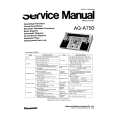 PANASONIC AG-A750 Service Manual