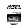 PANASONIC SV3900 Owners Manual