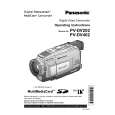 PANASONIC PVDV202 Owners Manual