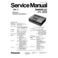 PANASONIC PV1650 Service Manual