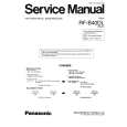 PANASONIC RF-B40DL Service Manual