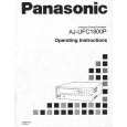 PANASONIC AJUFC1800 Owners Manual