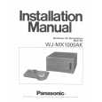 PANASONIC WJMX1000AK Owners Manual