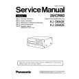 PANASONIC AJ-D640E VOLUME 1 Service Manual
