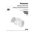 PANASONIC AJSPX800P Owners Manual