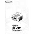 PANASONIC UF311 Owners Manual