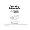 PANASONIC PT-D8500E Owners Manual