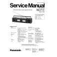 PANASONIC RX-F11 Service Manual