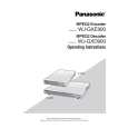 PANASONIC WJGXE900 Owners Manual