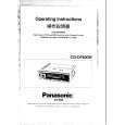 PANASONIC CQDF800W Owners Manual