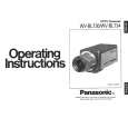 PANASONIC WVBL734 Owners Manual