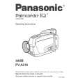 PANASONIC PVA216 Owners Manual