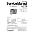 PANASONIC RQ-E35V Service Manual