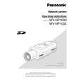 PANASONIC WVNP1000 Owners Manual