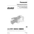 PANASONIC AJHPX3000G Owners Manual