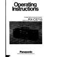 PANASONIC RX-CS710 Owners Manual