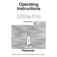 PANASONIC MCV200 Owners Manual