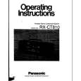 PANASONIC RXCT810 Owners Manual