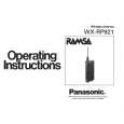 PANASONIC WXRP921 Owners Manual