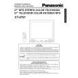 PANASONIC CT2701 Owners Manual