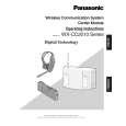 PANASONIC WXCC2010 Owners Manual