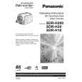 PANASONIC SDRH20 Owners Manual