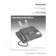 PANASONIC KXF230 Owners Manual