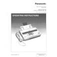 PANASONIC KXF215 Owners Manual