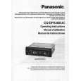 PANASONIC CQDPX35EUC Owners Manual