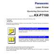 PANASONIC KXP7100 Owners Manual
