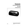 PANASONIC RCX160 Owners Manual