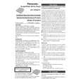 PANASONIC CFVFS371W Owners Manual