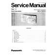 PANASONIC WJ5600 Service Manual