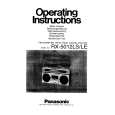 PANASONIC RX-5012LE Owners Manual