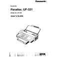 PANASONIC UF321 Owners Manual
