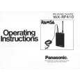 PANASONIC WXRP410 Owners Manual