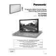 PANASONIC TH37PW5UZ Owners Manual